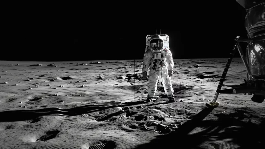Moon Landing Conspiracy Theories - Astronaut on the Moon