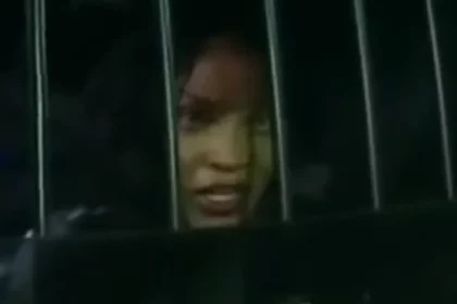 "Joseline Hernandez sitting in the back of a police car - Exclusive video released by Lions Ground