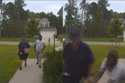 A news article discussing a brazen package theft from a FedEx driver in Chesterfield, VA.
