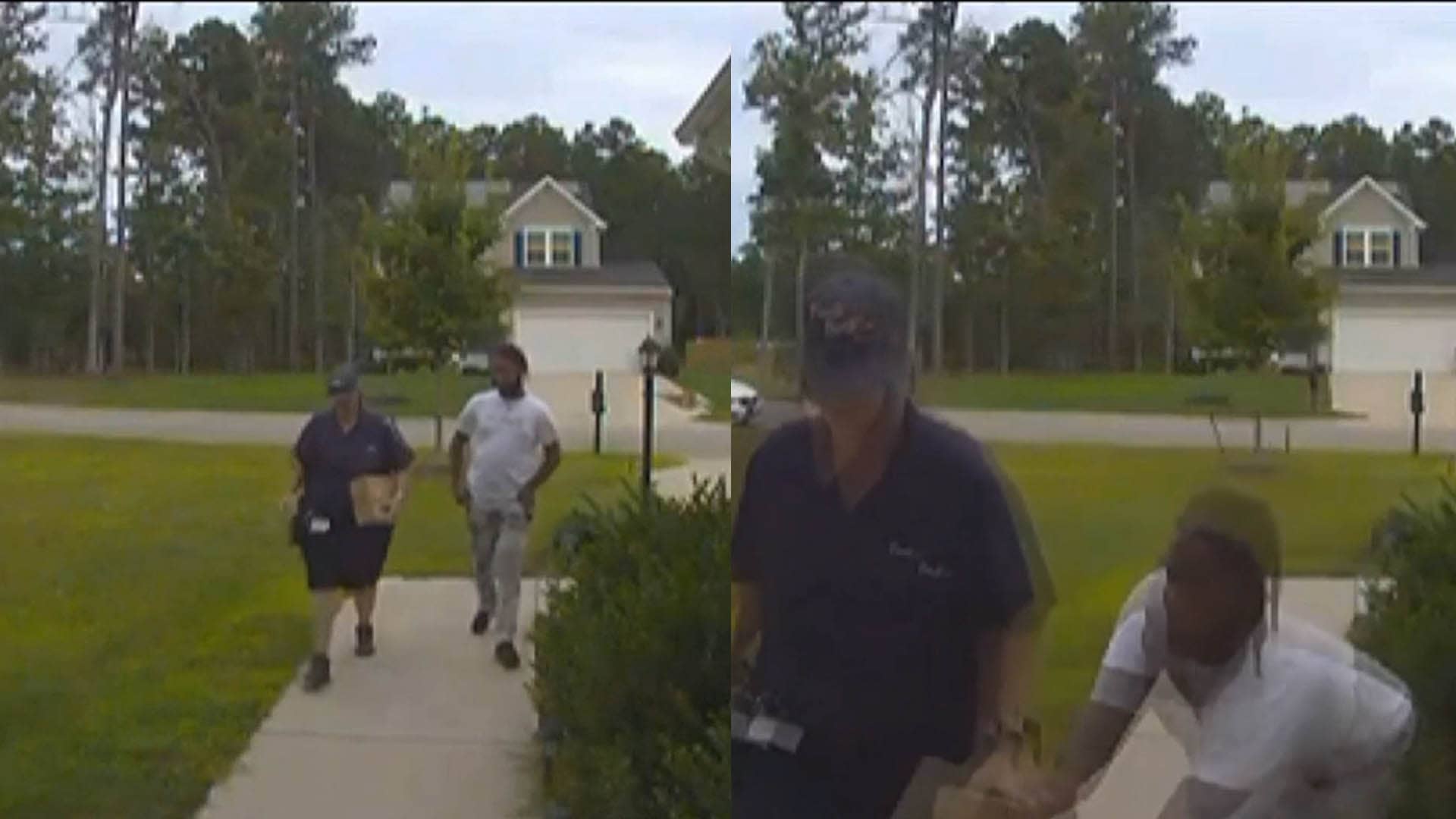 A news article discussing a brazen package theft from a FedEx driver in Chesterfield, VA.