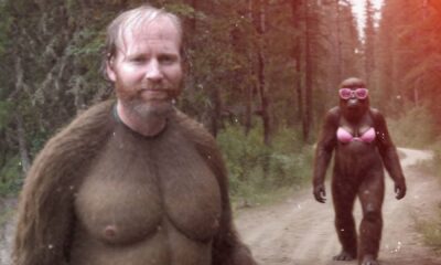 Image of alleged Bigfoot sighting from Todd Standing's research.